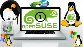 تثبيت توزيعة #OpenSUSE بجانب الونداوز الجزء الاول
