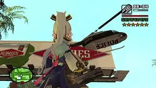 GTASA: KAMISATO AYAKA Gameplay #1 travelling with Ayaka.