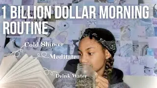 I Tried the 1 Billion Dollar Morning Routine || *Regrets?*