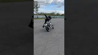 Дикое падение с Харлея! 