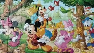 MICKEY MOUSE & FRIENDS PLAYING ON THE FOREST | DISNEY JUNIOR MICKEY MOUSE | COLORFUL PUZZLE