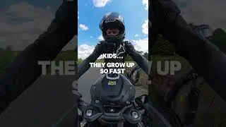Kids… they grow up so fast! #bikelife #family #parenting #moto #motorcycle #bikerfam #bikerfamily.