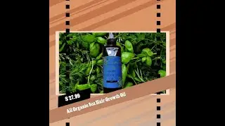 All Organic 8oz Hair Growth Oil