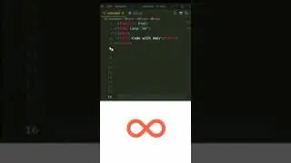 Infinity Shape with HTML and CSS #shorts