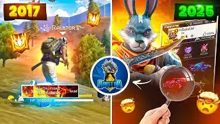 FREE FIRE PLAYERS 2017 VS 2025⚡| Searching 2017 Old Players Id in 2025 | ‪@RaiStar‬