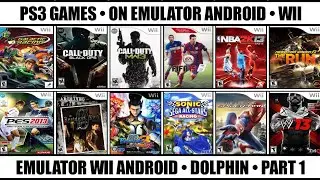 PS3 Games On Wii | Best Wii Games Of All Time | Emulator Wii Android / Part 1