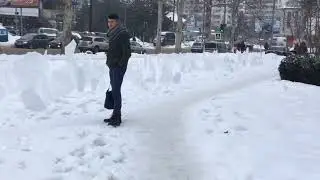 Школьное Восстание снега в Кишиневе