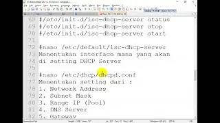 CARA SETTING DHCP SERVER DI LINUX DEBIAN 11