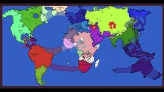 75 Random Nations Battle Royale! - Ages of Conflict World War Simulator