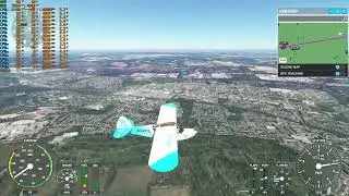 microsoft flight simulator  london city  to southend on sea #rtx #4060 #ryzen5700x