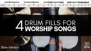 4 Drum Fills For Worship Songs