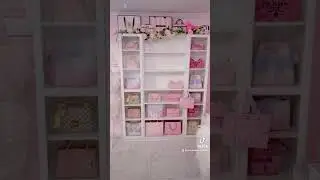 Organizing my purse shelf ✨ #organization#walkincloset #pink#girly#beautyroom#purse#pursecollection