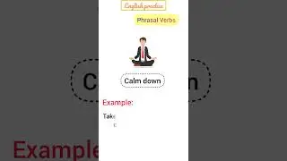 Phrasal Verbs with examples 
