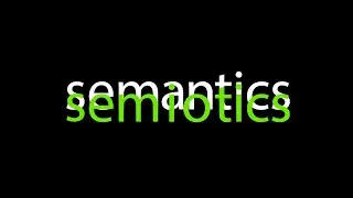 The Relationship Between Semiotics and Semantics in Creating a Visual Language