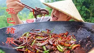 [Shyo video]Shyo fried the pig liver with 3 kinds of chili, it was really appetizing