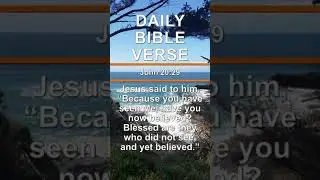 John 20:29 | Daily Bible Verse | #shorts