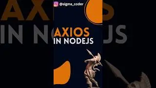 ⁉️ AXIOS in #nodejs #javascript #codepies #reactjs #axios