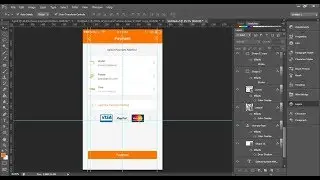 How To Create Payment Method UI Design Step By Step in Photoshop Checkout More...