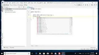 Hello World Intellij