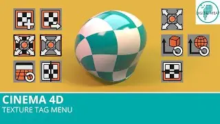 Cinema 4D: Texture Tag Menu
