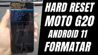 HARD RESET MOTO G20 FORMATAR Desbloquear REMOVER SENHA PADRÃO Restaurar padrões de Fábrica