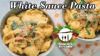 Creamy & Cheesy White Sauce Pasta|| white sauce pasta#pasta
