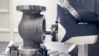 Incredible Huge Heavy Metal Tee Connector Production Processing Industry, Modern Ingenious Tools