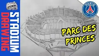 Stadium drawing-Parc des Princes,PSG Home