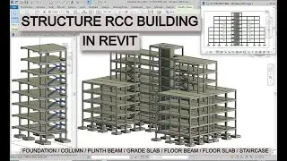 REVIT STRUCTURE MODEL RCC FRAMING IN HINDI