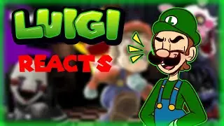 Luigi reacts to SMG4 Return to Freddys spaghtria
