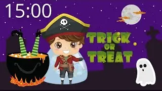 Halloween Trick or Treat 15 Minute Timer