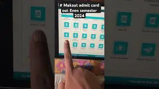 Makaut admit card out even sem 2024| hurry up to download your admit card✌️in Bengali @vaswar1001