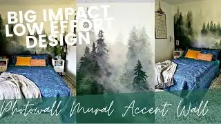 Big Impact Low Effort Design | Photowall Mural Accent Wall