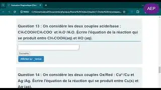 Annonce   Test Diagnostique Chimie 2BAC2 - Défi Ton Savoir   🔬💡