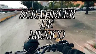 Pequeño paseo por el centro de Monterrey N.L. |  SCRAMBLER 125cc | SOLO AUDIO
