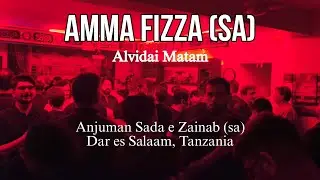 Amma Fizza (sa) Pathar Kyu Aa Rahe Hai • Alvidai Matam • Anjuman Sadae Zainab (sa) • DSM, TZ