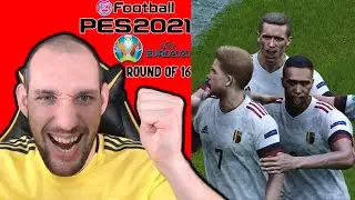 Turkey vs Belgium Round of 16 Euro 2020 PES 2021 Simulation