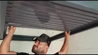 הרכבת פרגולה מאלומיניום תוצרת גלובל אל סי אס   בלקו סאן