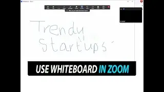 How to use the Whiteboard in Zoom | whiteboard in zoom