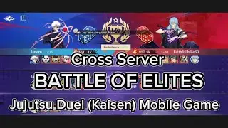 Jujutsu Duel - Battle Of Elites Cross Server Gameplay ( Free To Play | Jujutsu Kaisen Game Mobile)