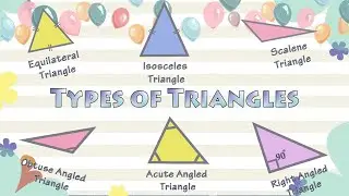 Different Types of Triangles, Classifying Triangles based on Sides and Angles