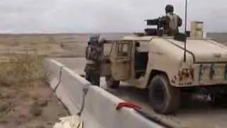 .50 CAL M2 firing full auto from a Humvee in Fort Carson