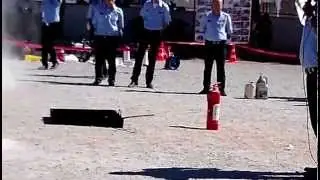 Tavas'ta yangın tatbikatı
