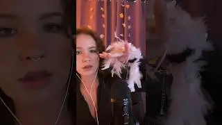 Geese approved. #feathers #asmrvideo #facetouching #gentletriggers