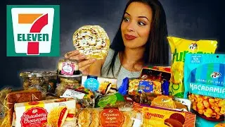 Trying 7-ELEVEN Brand Snacks!!!