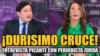 ENTREVISTA PICANTE CONTRA PERIODISTA ZURDA ANTI MILEI QUE NO PARABA DE LLORAR | BREAK POINT