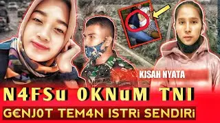 Kisah Nyata‼️N4fsu 0knum TNi, Tega G€nj'0t Teman Istri Sendiri