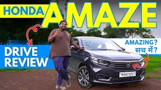 Honda Amaze Review & Walkaround - ZX Petrol Manual (Top Variant) असली सच!!