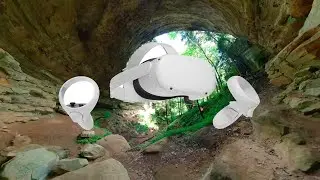 360 VR - Exploring Old Man's Cave in Hocking Hills