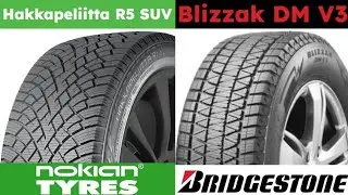 Nokian Hakkapeliitta R5 SUV vs Bridgestone Blizzak DM V3